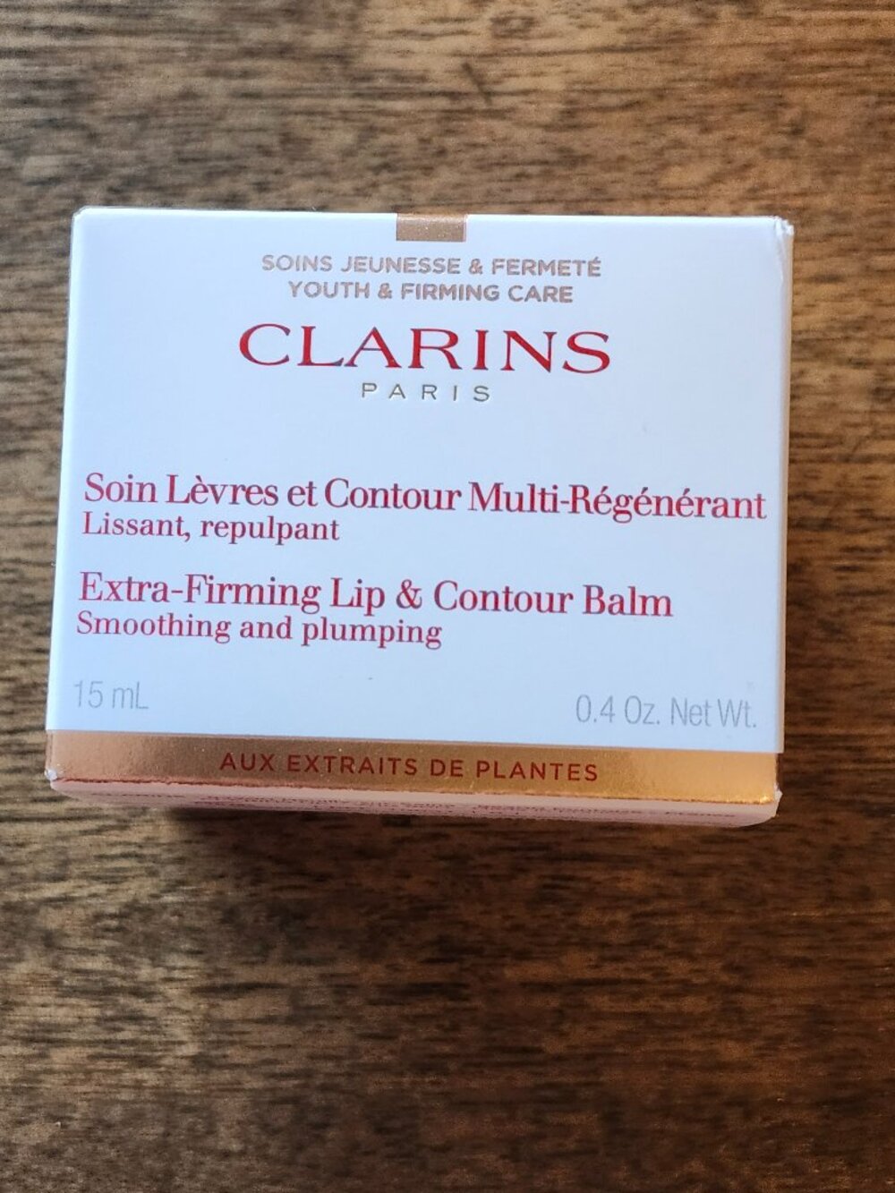 Clarins Extra-Firming Lip & Contour Balm 0.4 oz BNIP